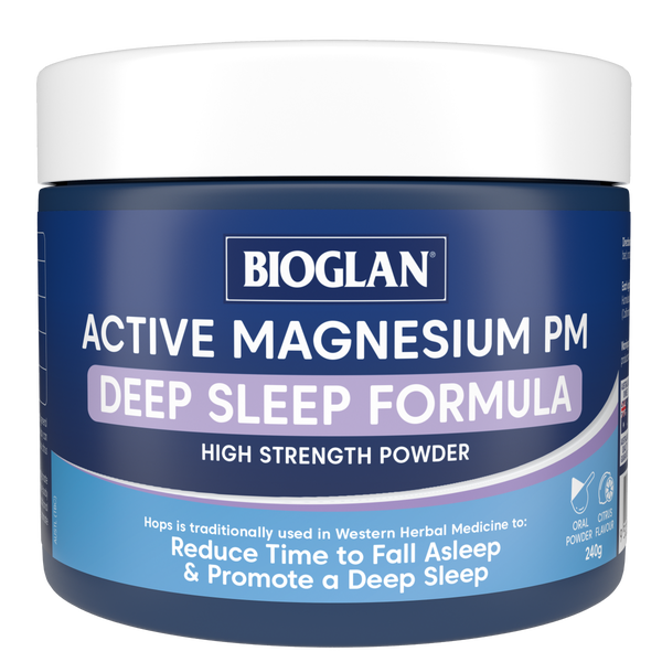 Bioglan Active Magnesium PM Deep Sleep Powder 240g