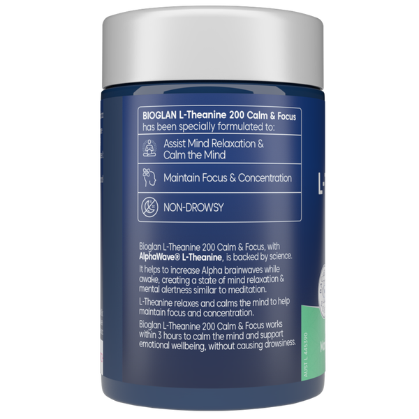 Bioglan L-Theanine 200 Calm & Focus 60s