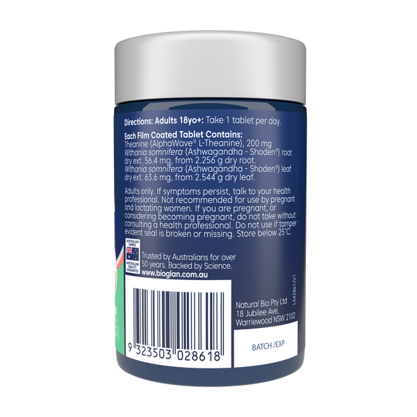 Bioglan L-Theanine + Ashwagandha