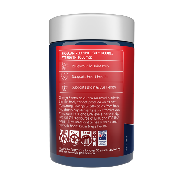 Bioglan Red Krill Oil Double Strength 1000mg 60s
