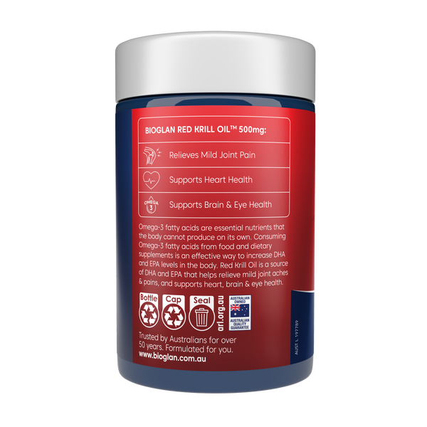 Bioglan Red Krill Oil 500mg 120s