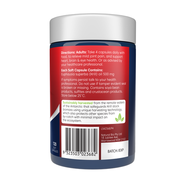 Bioglan Red Krill Oil 500mg 120s