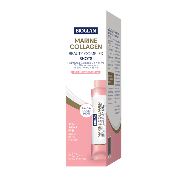 Bioglan Marine Collagen Beauty Complex Shots 15x25ml