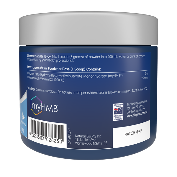 Bioglan Muscle Protect HMB + D3 Powder 150g