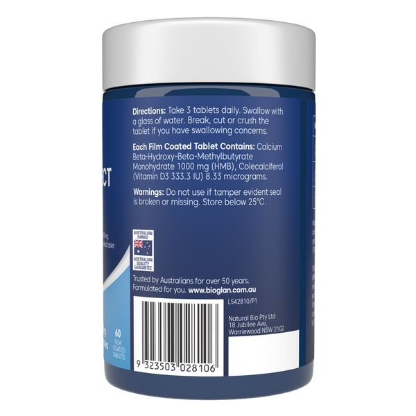 Bioglan Muscle Protect HMB + D3 60 tablets
