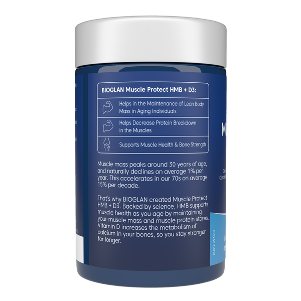 Bioglan Muscle Protect HMB + D3 60 tablets