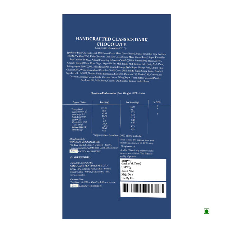 Rhine Valley Handcrafted Dark Classics – 275g