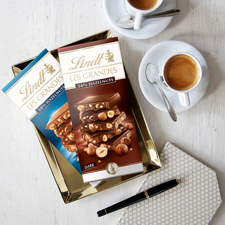 Lindt Grand Hazelnut Dark Bar 150g