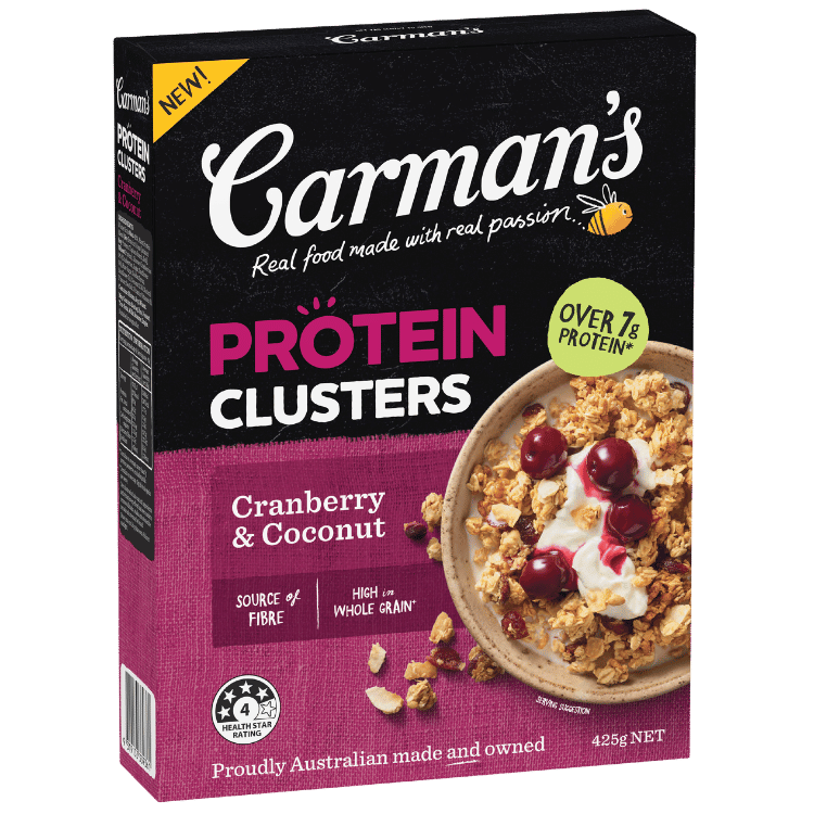 Protein Clusters Cranberry & Coconut