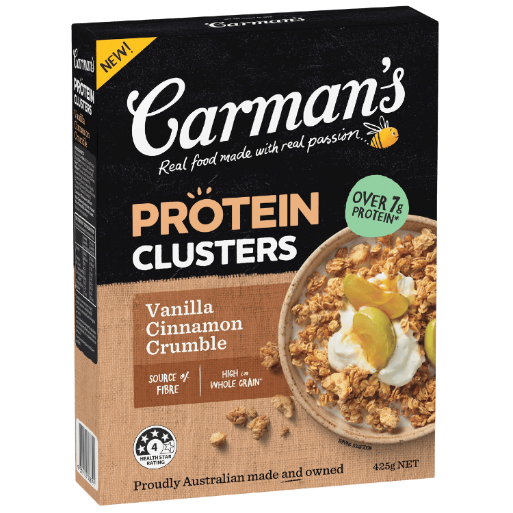 Protein Clusters Vanilla Cinnamon Crumble