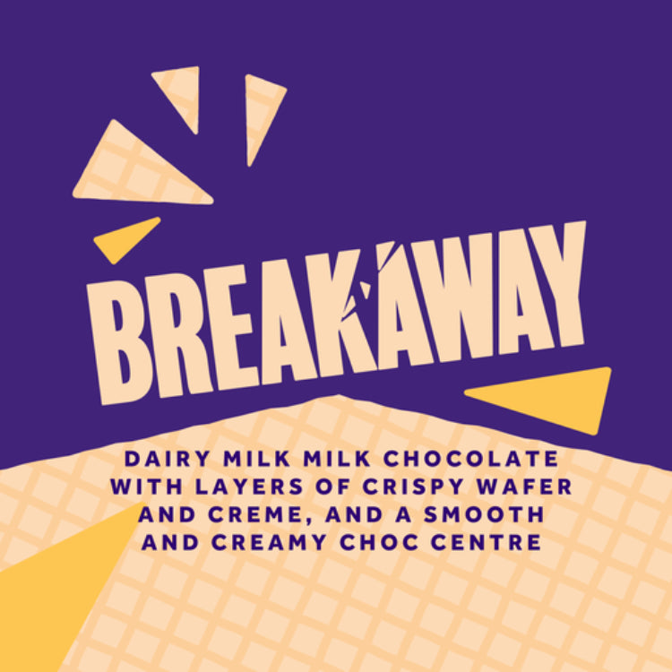 Cadbury Dairy Milk Breakaway Chocolate block 180g