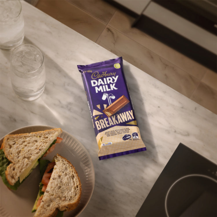 Cadbury Dairy Milk Breakaway Chocolate block 180g
