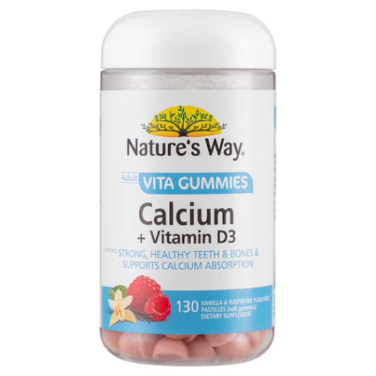 Nature’s Way Adult Vita Gummies Calcium + Vitamin D3 130s