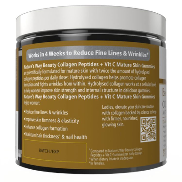 Collagen + Vitamin C Mature Skin Gummies – 50 Gummies