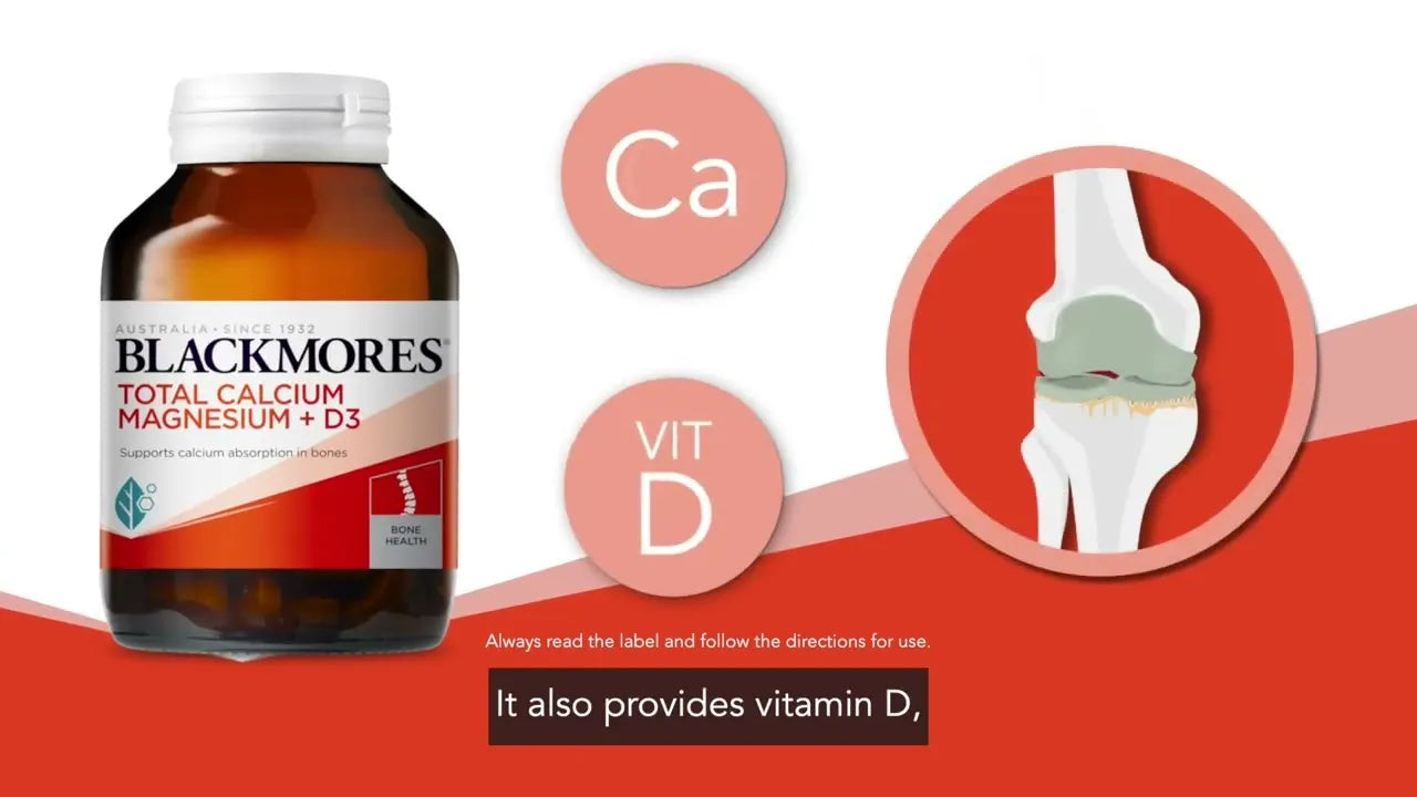 Blackmores Total Calcium Magnesium + D3