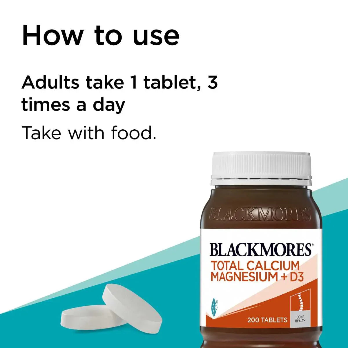 Blackmores Total Calcium Magnesium + D3