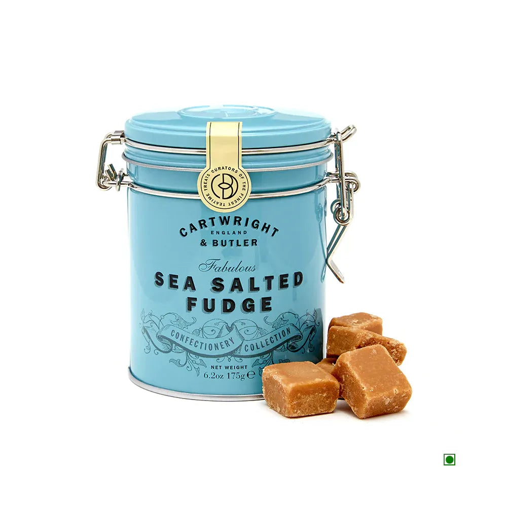 Cartwright & Butler Sea Salted Fudge Tin 175g