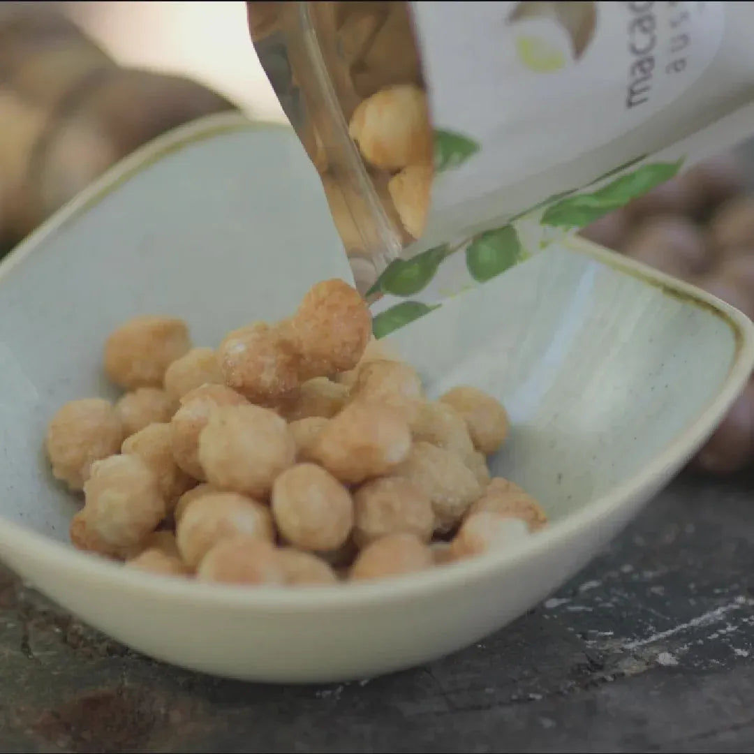 Honey Roasted Macadamias