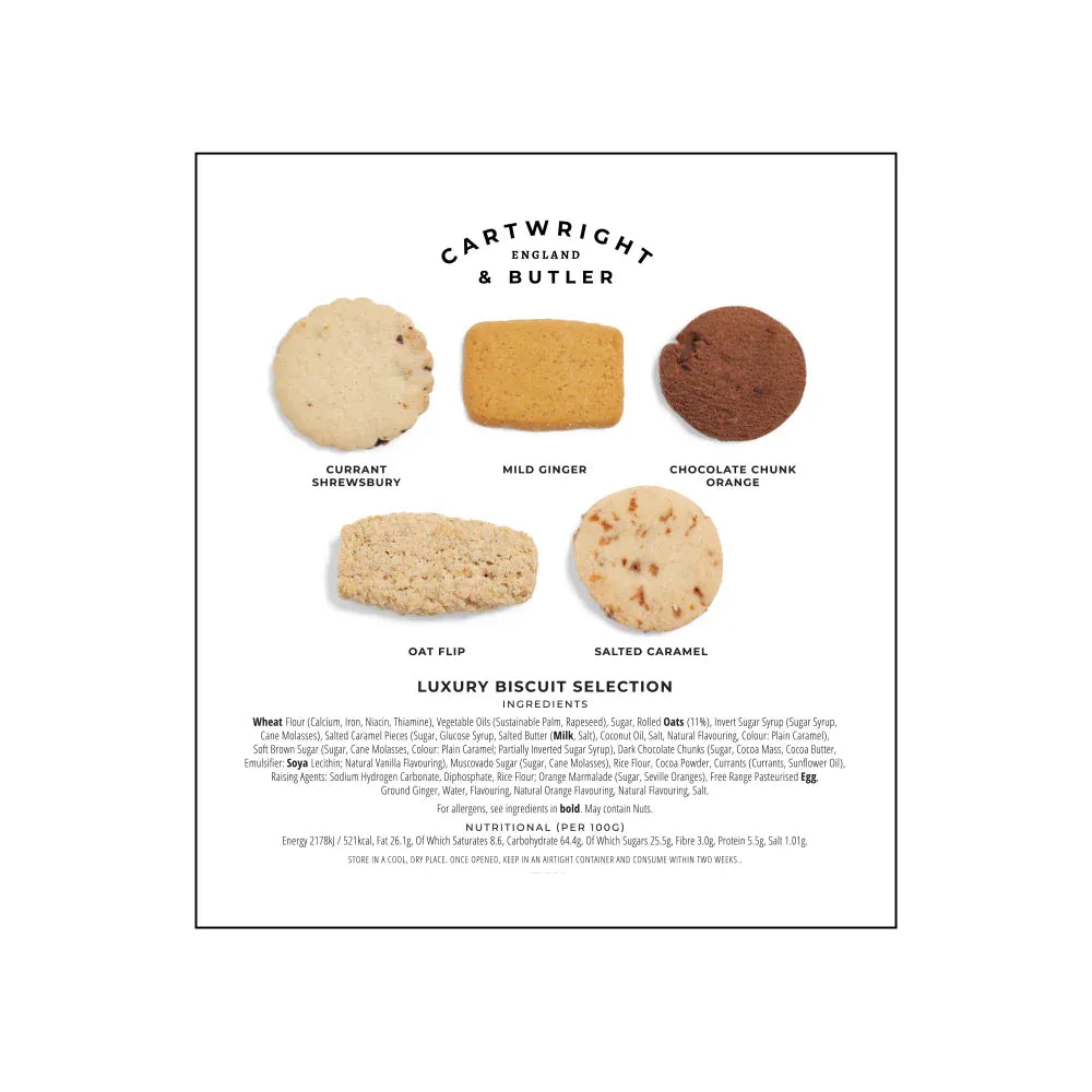 Cartwright & Butler Luxury Assorted Biscuit Box 200g