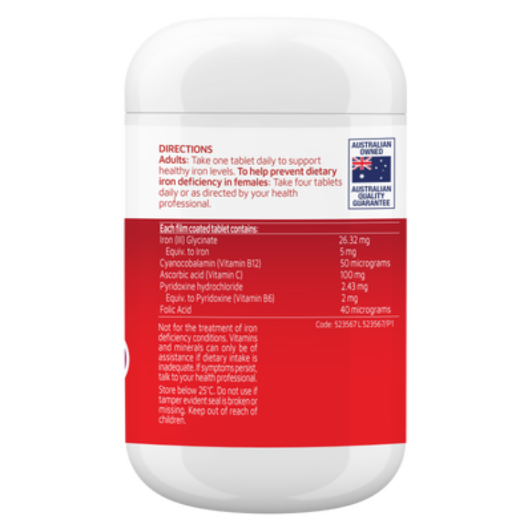 Nature’s Way Iron Daily 120s