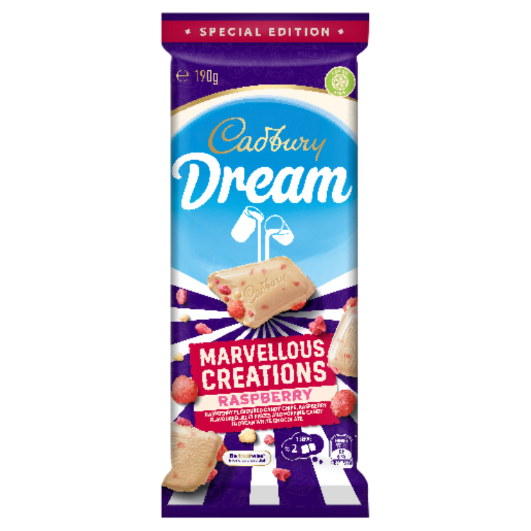Cadbury Dream Marvellous Creations Raspberry 190g