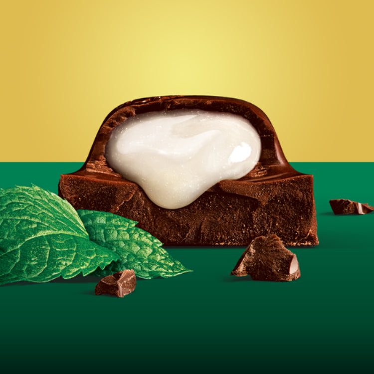 Cadbury Old Gold Dark Chocolate Peppermint Block 180g