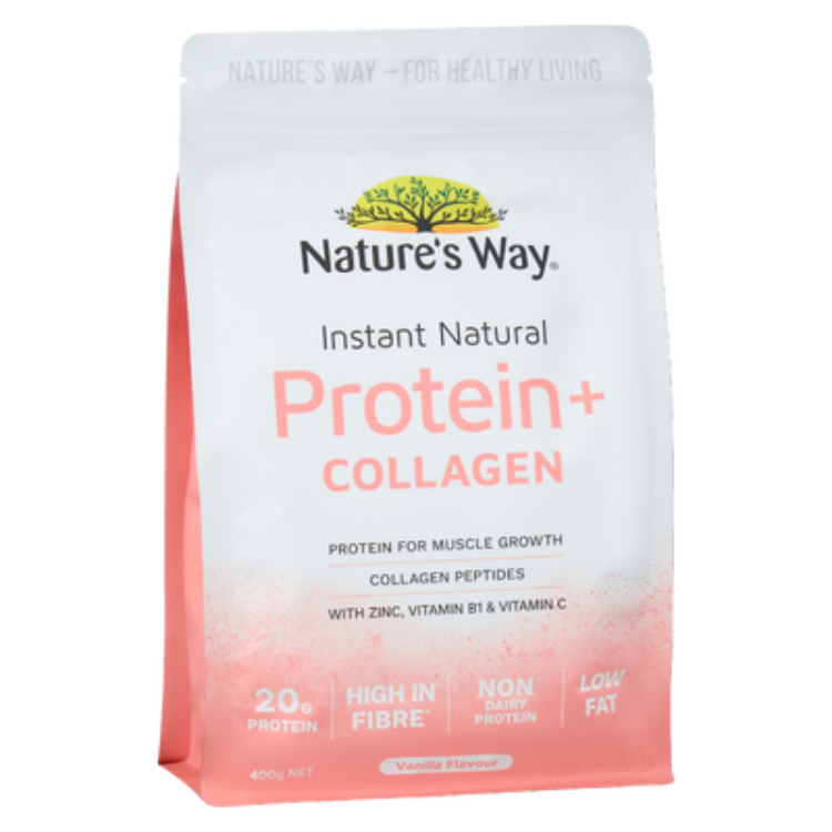 Nature’s Way Instant Natural Protein + Collagen 400g