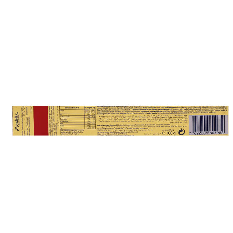 Toblerone Milk Chocolate Bar