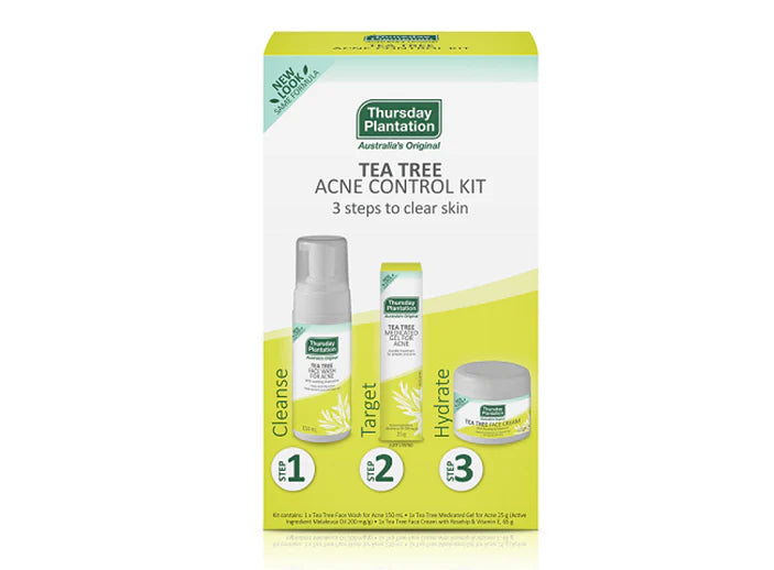 Tea Tree Clear Skin and Acne Control Kit