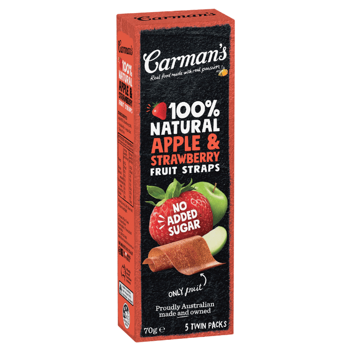 100% Natural Apple & Strawberry Fruit Straps