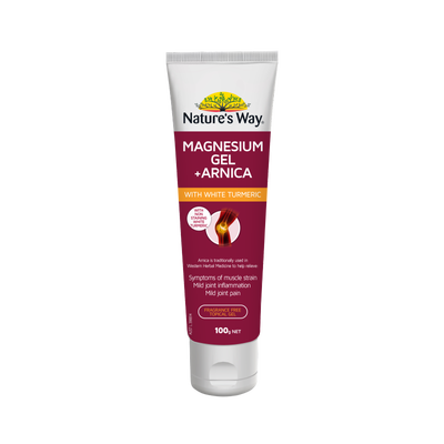 Nature's Way Magnesium Gel + Arnica with White Turmeric 100g