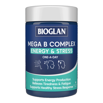 Bioglan Mega B Complex Energy & Stress 90s