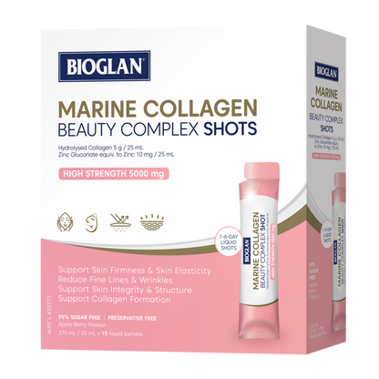 Bioglan Marine Collagen Beauty Complex Shots 15x25ml