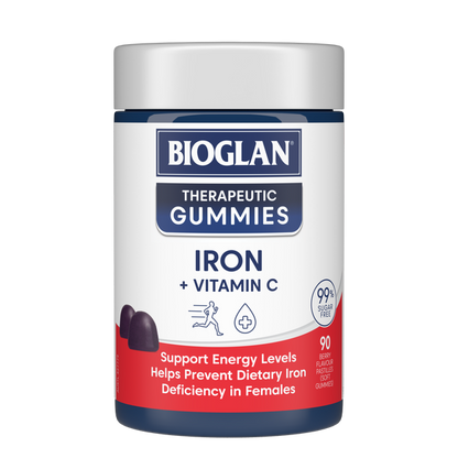 Bioglan Therapeutic Gummies Iron + Vit C 90s