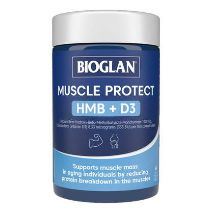 Bioglan Muscle Protect HMB + D3 60 tablets