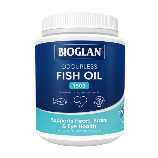 Bioglan Odourless Fish Oil 1500mg 400s