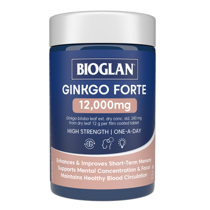 Bioglan Ginkgo Forte 12000mg 60 tablets
