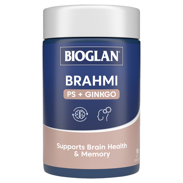 Bioglan Brahmi + PS+ Ginkgo 50 Capsules