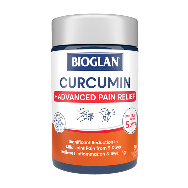 Bioglan Curcumin + Advanced Pain Relief 50 Tablets