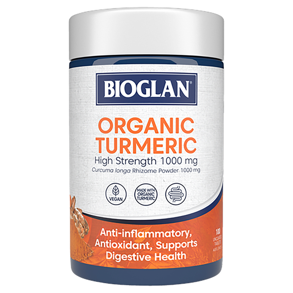 Bioglan Organic Turmeric High Strength 1000mg