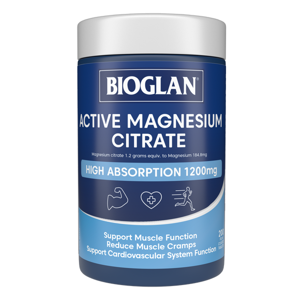Bioglan Active Magnesium Citrate 200s