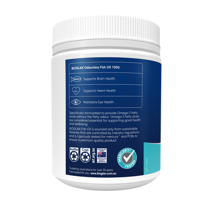 Bioglan Odourless Fish Oil 1000mg 400s