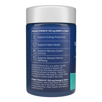 Bioglan Vitamin B1 250 mg Energy & Heart 75s