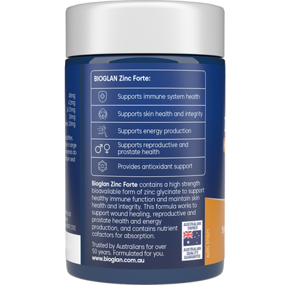 Bioglan Zinc Forte High Strength 40mg