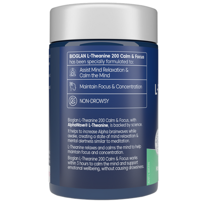 Bioglan L-Theanine 200 Calm & Focus 60s