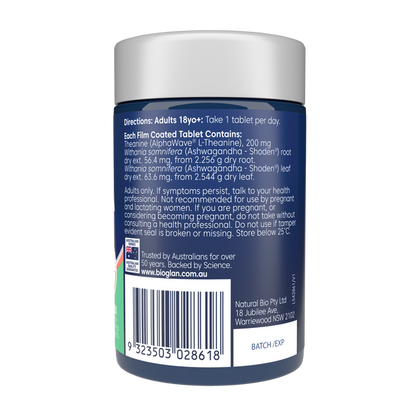 Bioglan L-Theanine + Ashwagandha