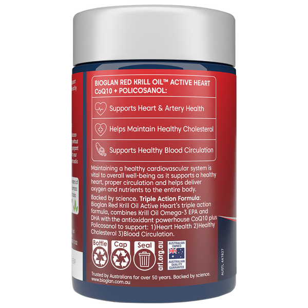 Bioglan Red Krill Oil Active Heart 60s