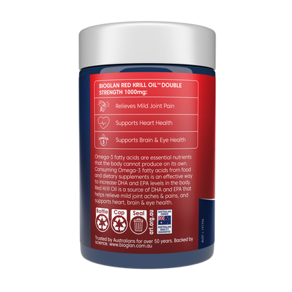Bioglan Red Krill Oil Double Strength 1000mg 60s