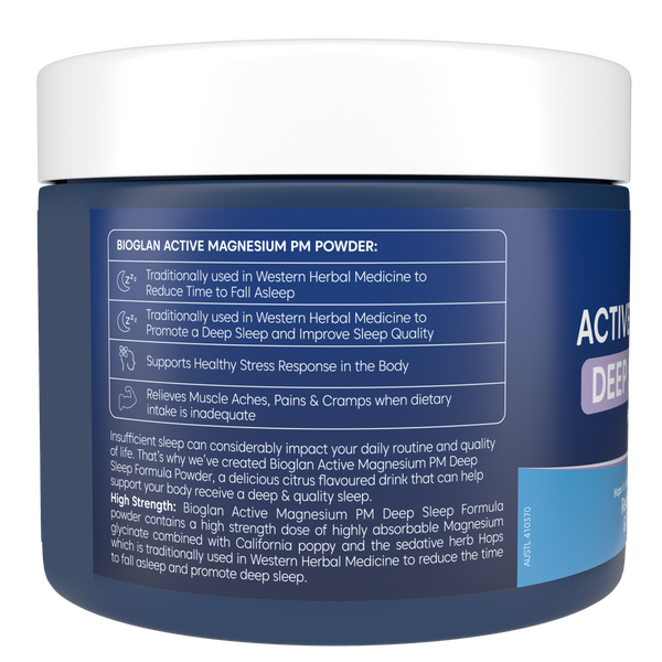 Bioglan Active Magnesium PM Deep Sleep Powder 240g