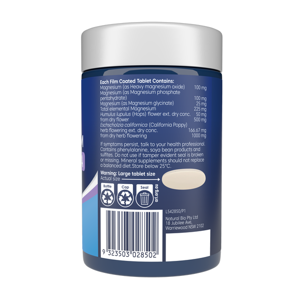 Bioglan Active Magnesium PM Night Formula 150s